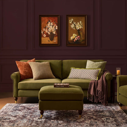 Sicily 3 Seater Sofa - Muted Moss - DUSK