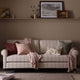 Sicily 3 Seater Sofa - Stripe - DUSK