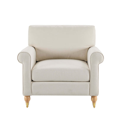 Sicily Armchair - Cream Linen - DUSK