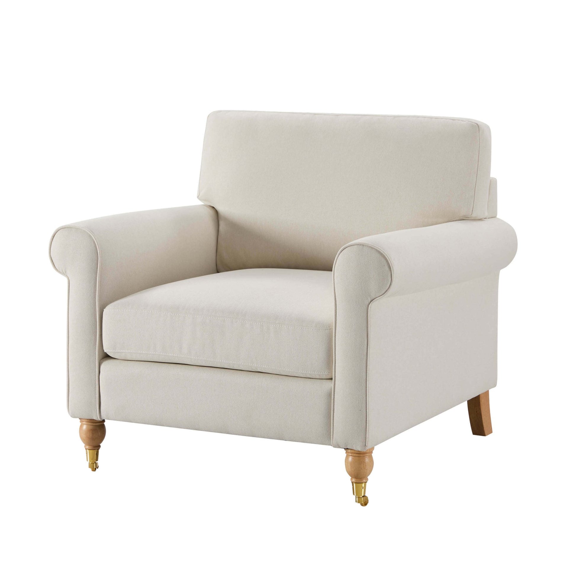 Sicily Armchair - Cream Linen - DUSK