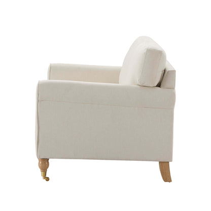 Sicily Armchair - Cream Linen - DUSK