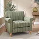 Sicily Armchair - Green Stripe - DUSK