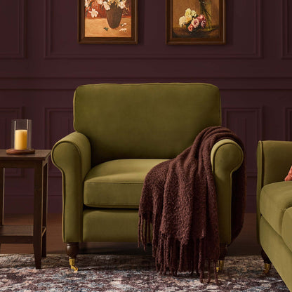 Sicily Armchair - Muted Moss - DUSK