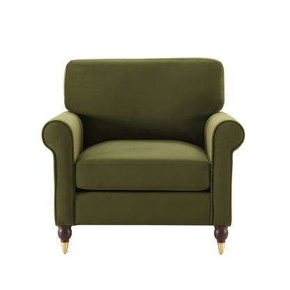 Sicily Armchair - Muted Moss - DUSK