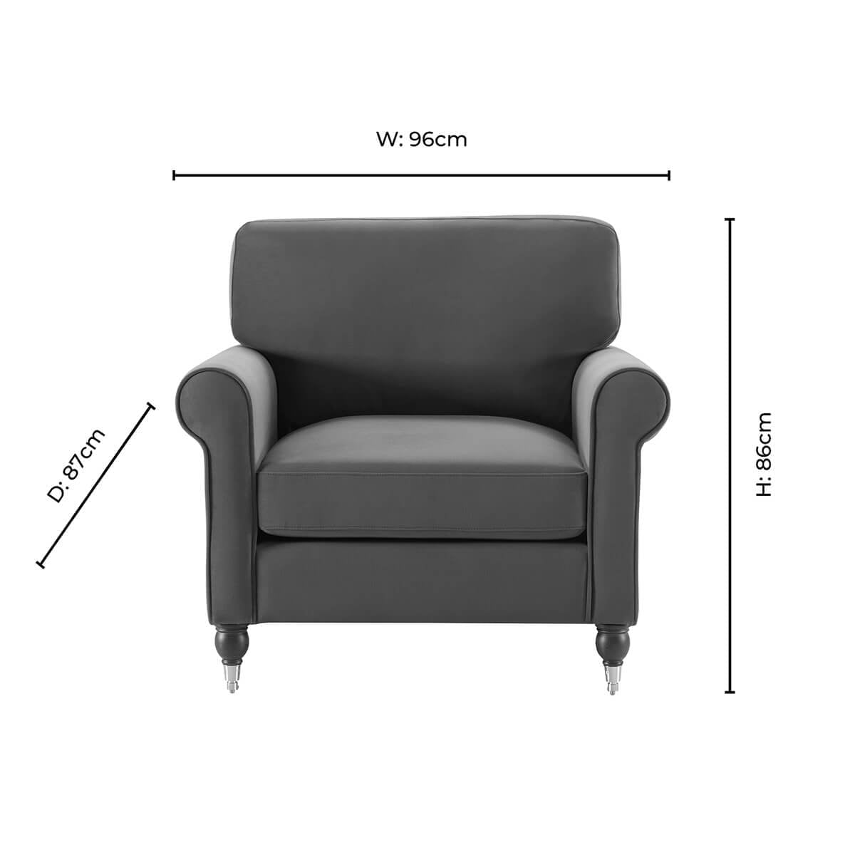 Sicily Armchair - Muted Moss - DUSK