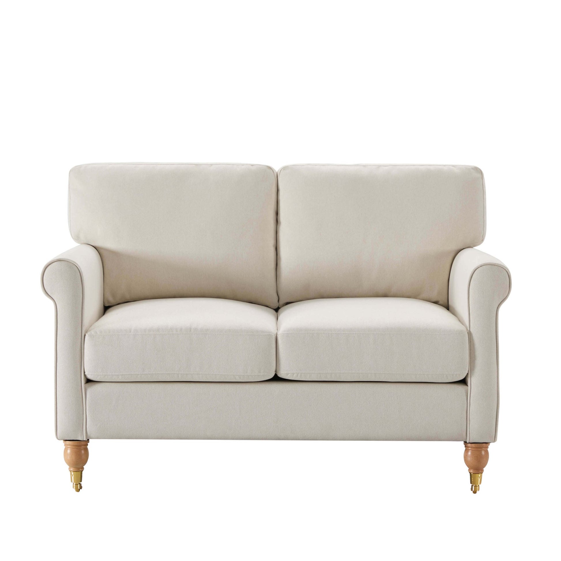 Sicily Compact 2 Seater Sofa - Cream Linen - DUSK