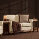 Sicily Compact 2 Seater Sofa - Cream Linen - DUSK