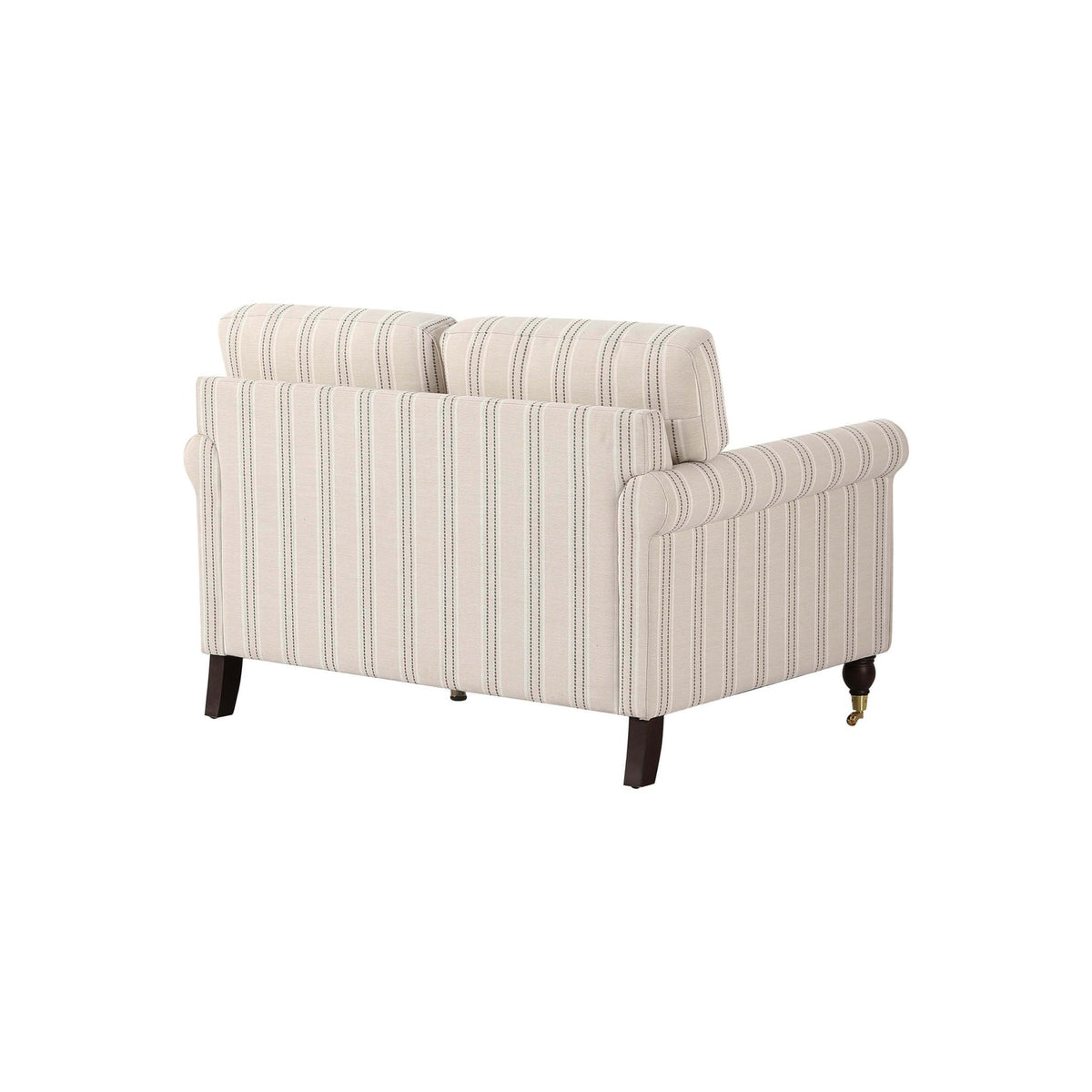 Sicily Compact 2 Seater Sofa - Stripe - DUSK
