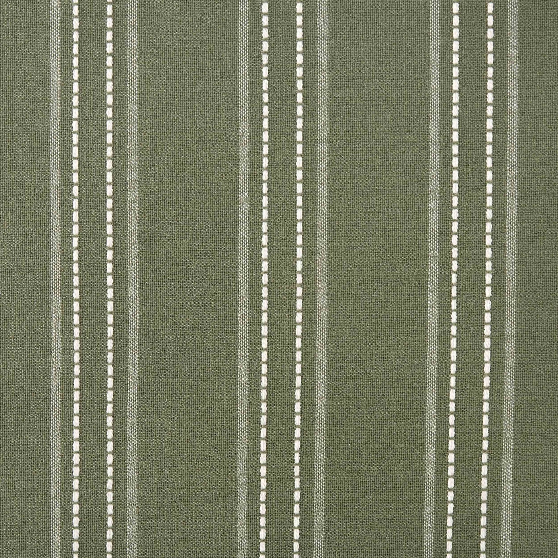 Sicily Pouffe - Green Stripe - DUSK