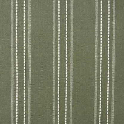 Sicily Pouffe - Green Stripe - DUSK