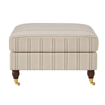 Sicily Pouffe - Stripe - DUSK