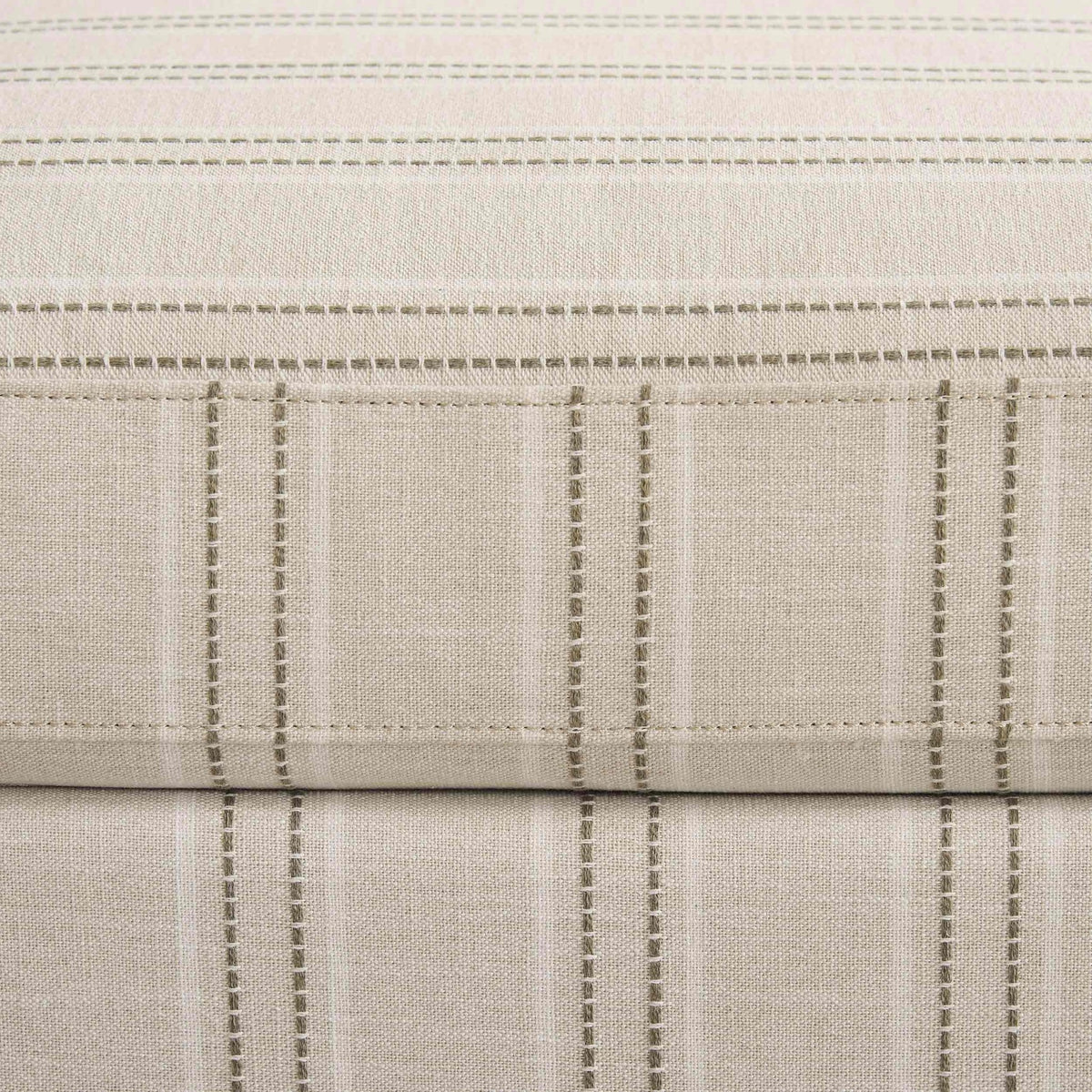 Sicily Pouffe - Stripe - DUSK