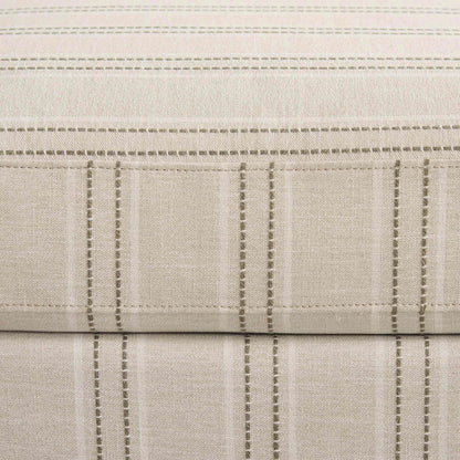 Sicily Pouffe - Stripe - DUSK