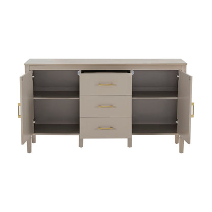 Sienna 2 Door 3 Drawer Sideboard - Taupe - DUSK