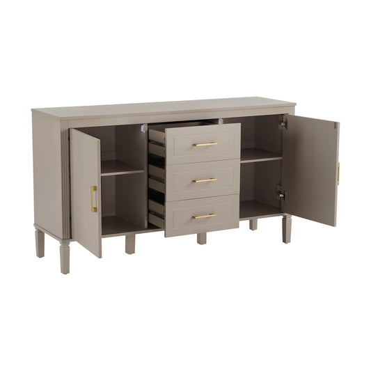 Sienna 2 Door 3 Drawer Sideboard - Taupe - DUSK