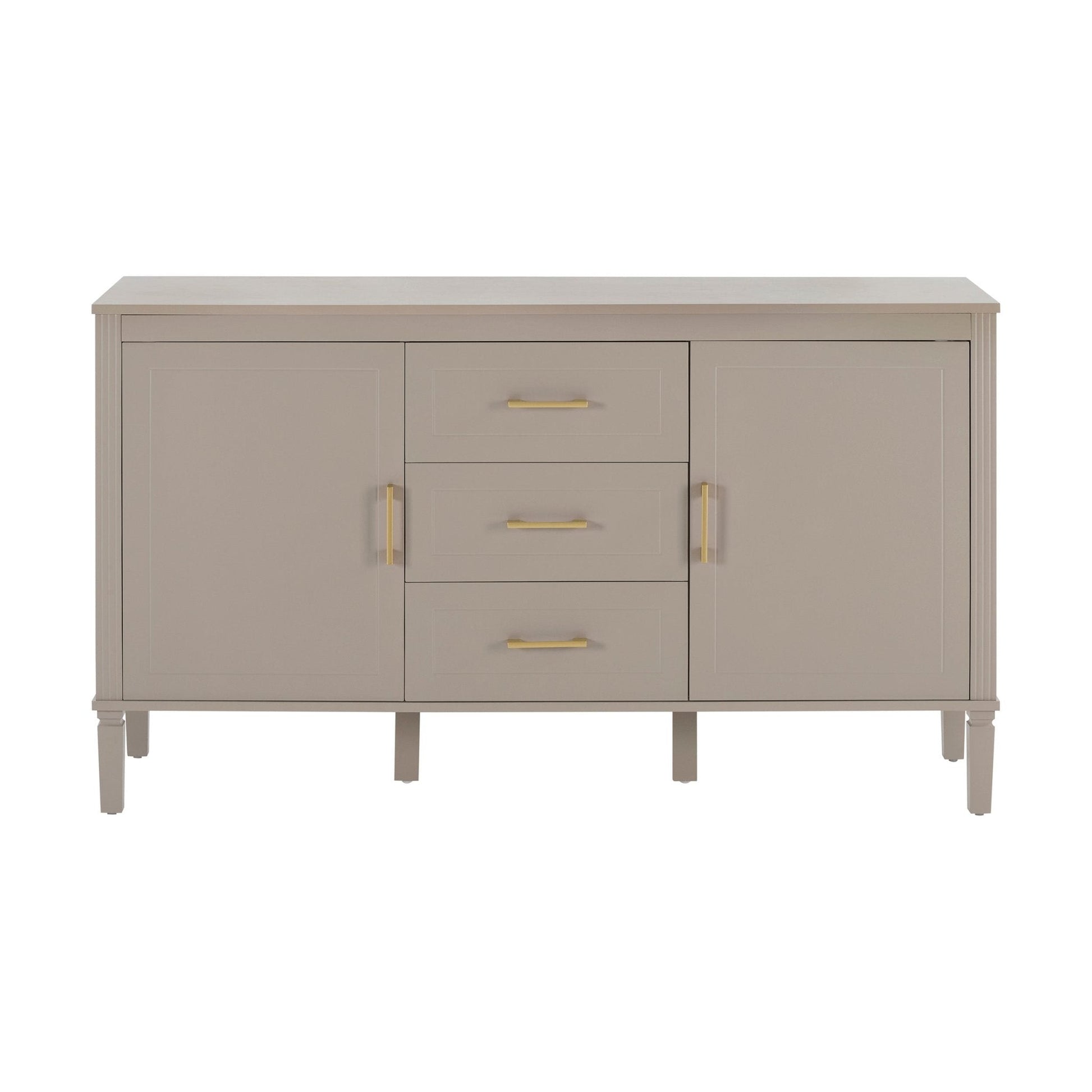 Sienna 2 Door 3 Drawer Sideboard - Taupe - DUSK