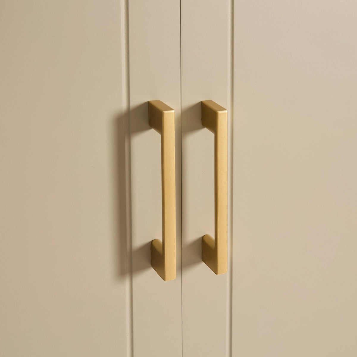 Sienna 2 Door Wardrobe with Drawer - Taupe - DUSK