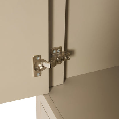 Sienna 2 Door Wardrobe with Drawer - Taupe - DUSK