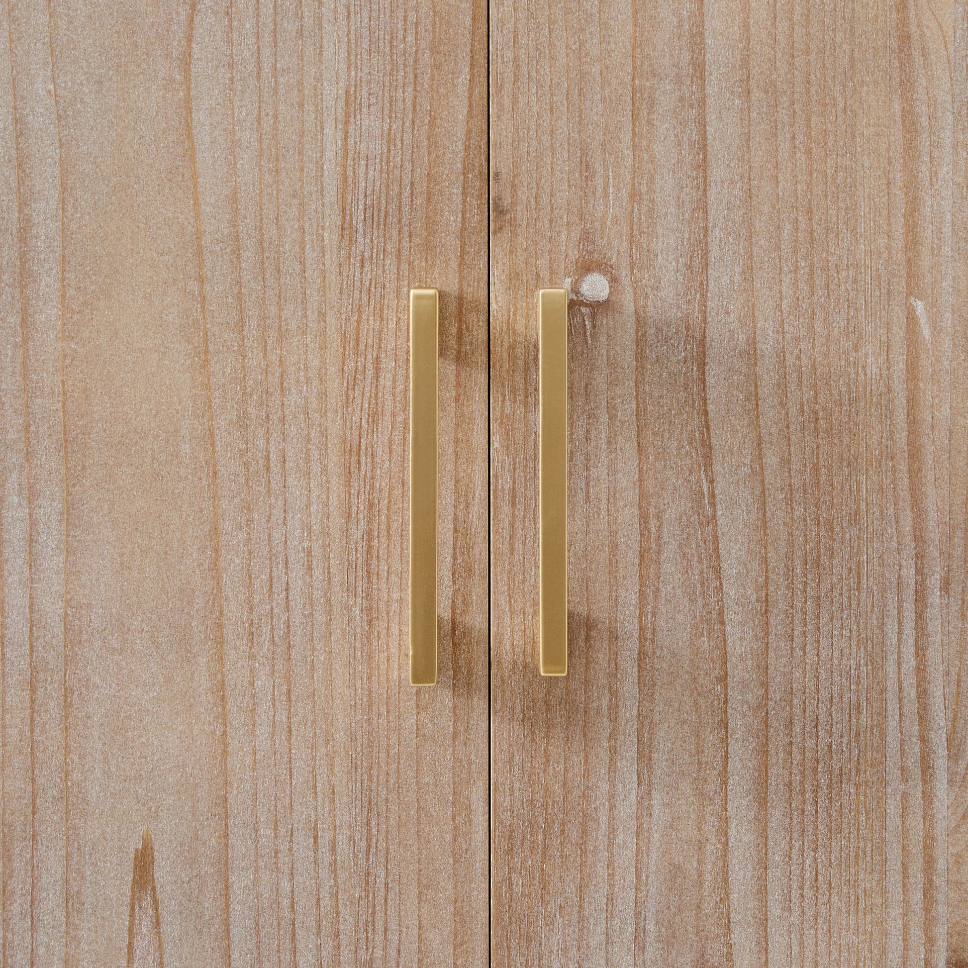 Sienna 2 Door Wardrobe with Drawers - Washed Wood - DUSK