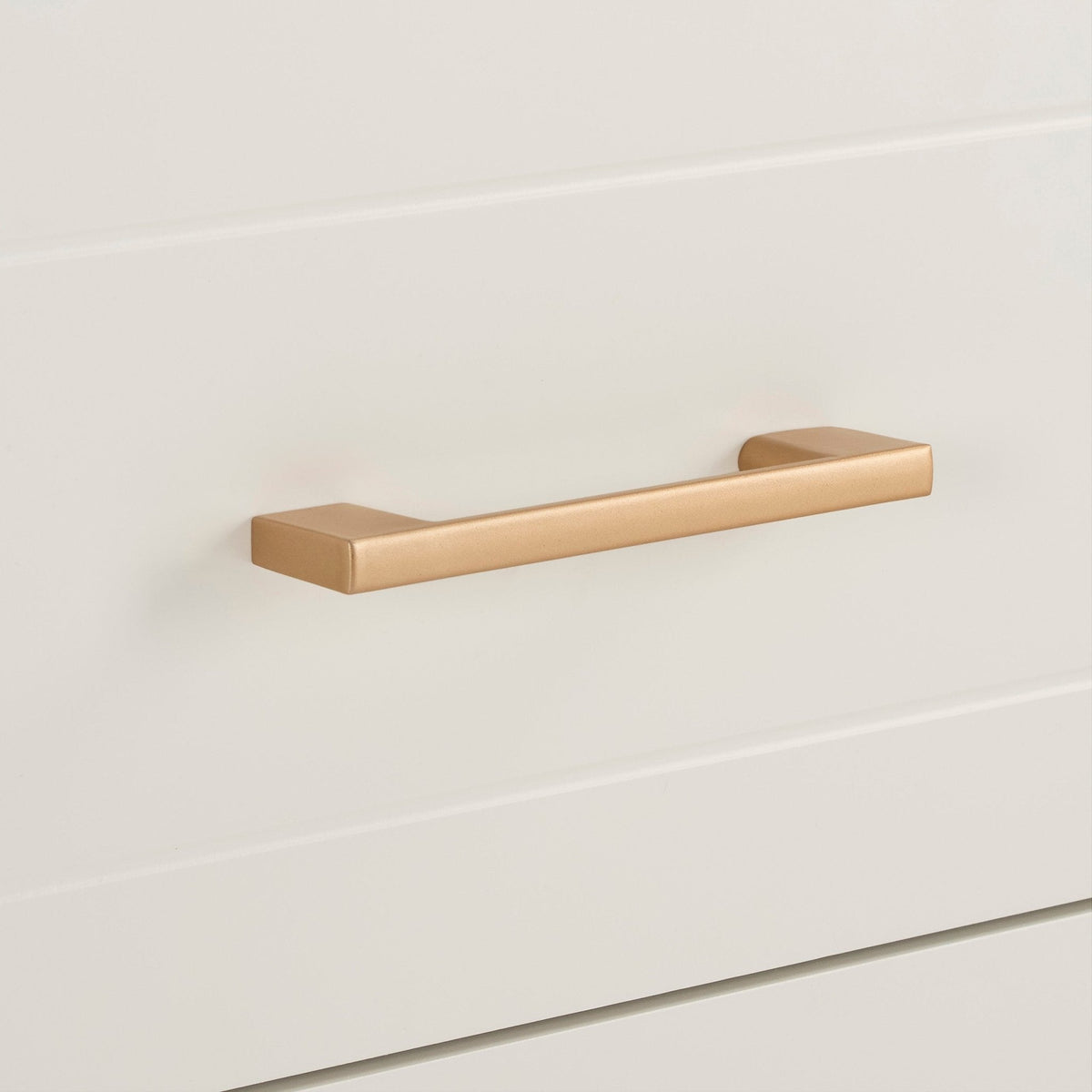 Sienna 2 Drawer Bedside Table - Cream - DUSK