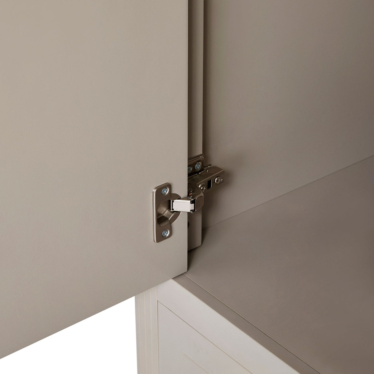 Sienna 3 Door 2 Drawer Wardrobe 2 Drawer - Taupe - DUSK