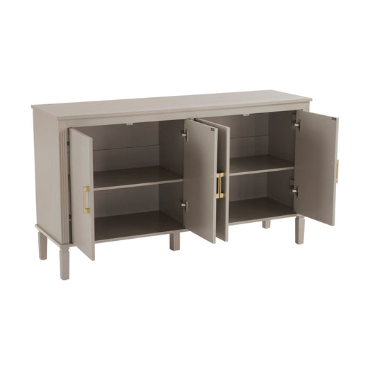 Sienna 4 Door Sideboard - Taupe - DUSK