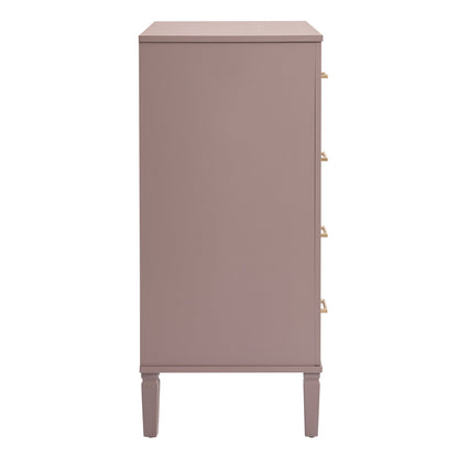 Sienna 5 Drawer Chest - Dusty Mauve - DUSK