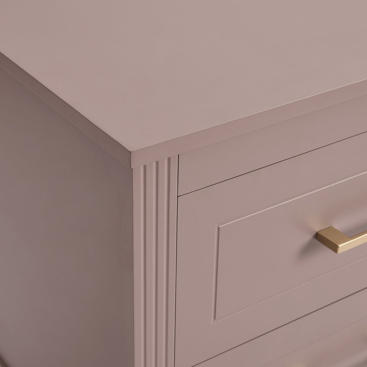 Sienna 5 Drawer Chest - Dusty Mauve - DUSK