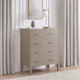 Sienna 5 Drawer Chest - Taupe - DUSK