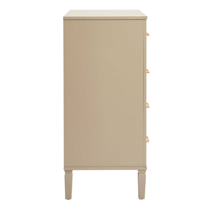 Sienna 5 Drawer Chest - Taupe - DUSK