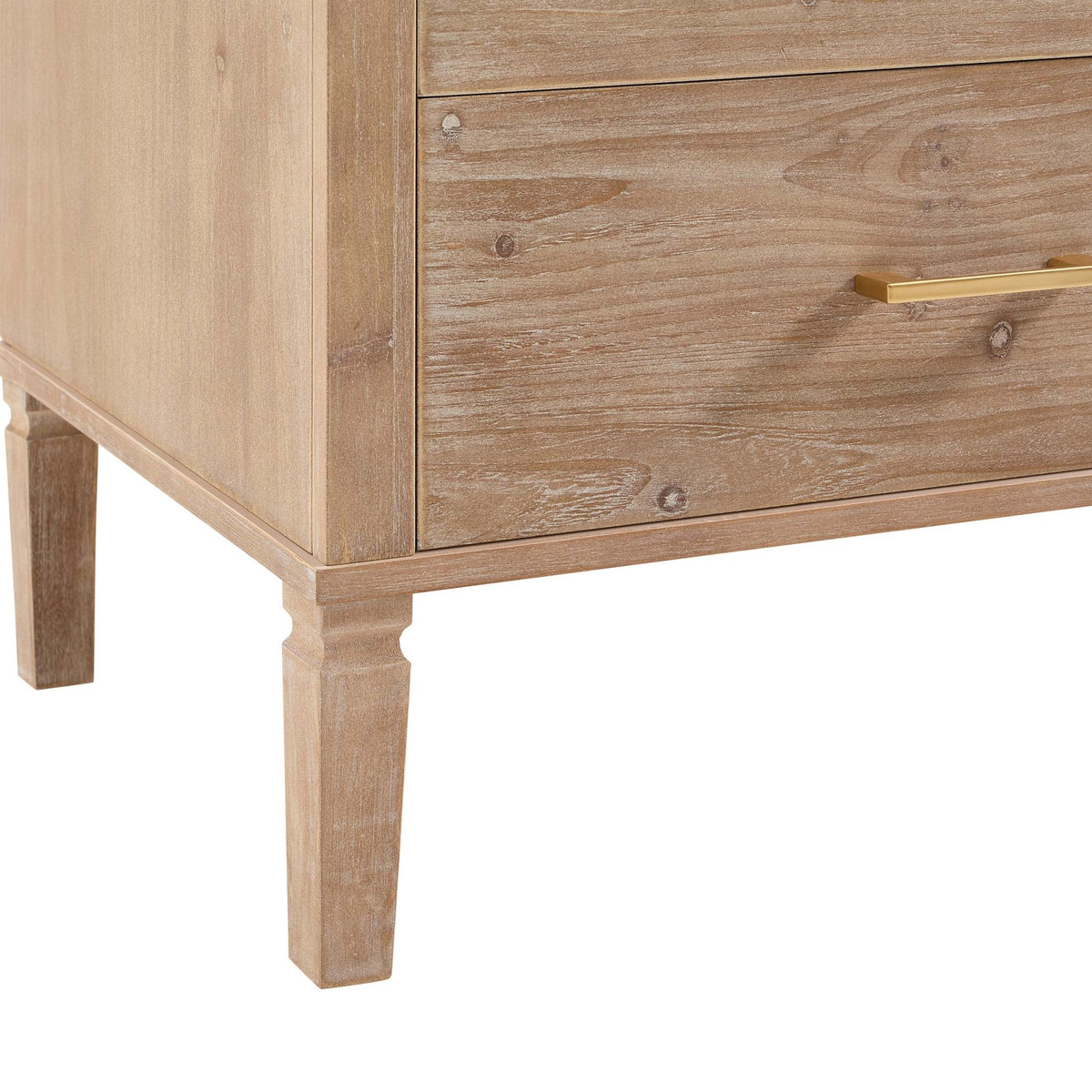 Sienna 5 Drawer Chest - Washed Wood - DUSK