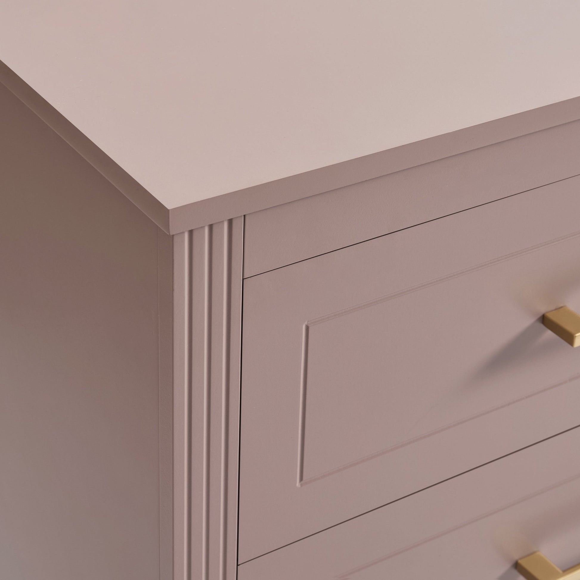 Sienna 6 Drawer Chest - Dusty Mauve - DUSK