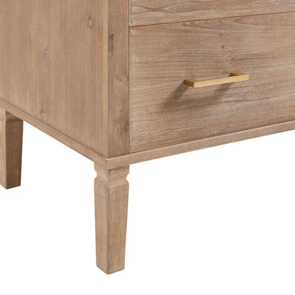 Sienna 6 Drawer Chest - Washed Wood - DUSK