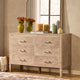 Sienna 6 Drawer Chest - Washed Wood - DUSK