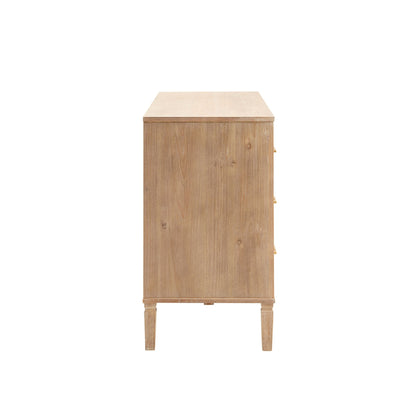 Sienna 6 Drawer Chest - Washed Wood - DUSK