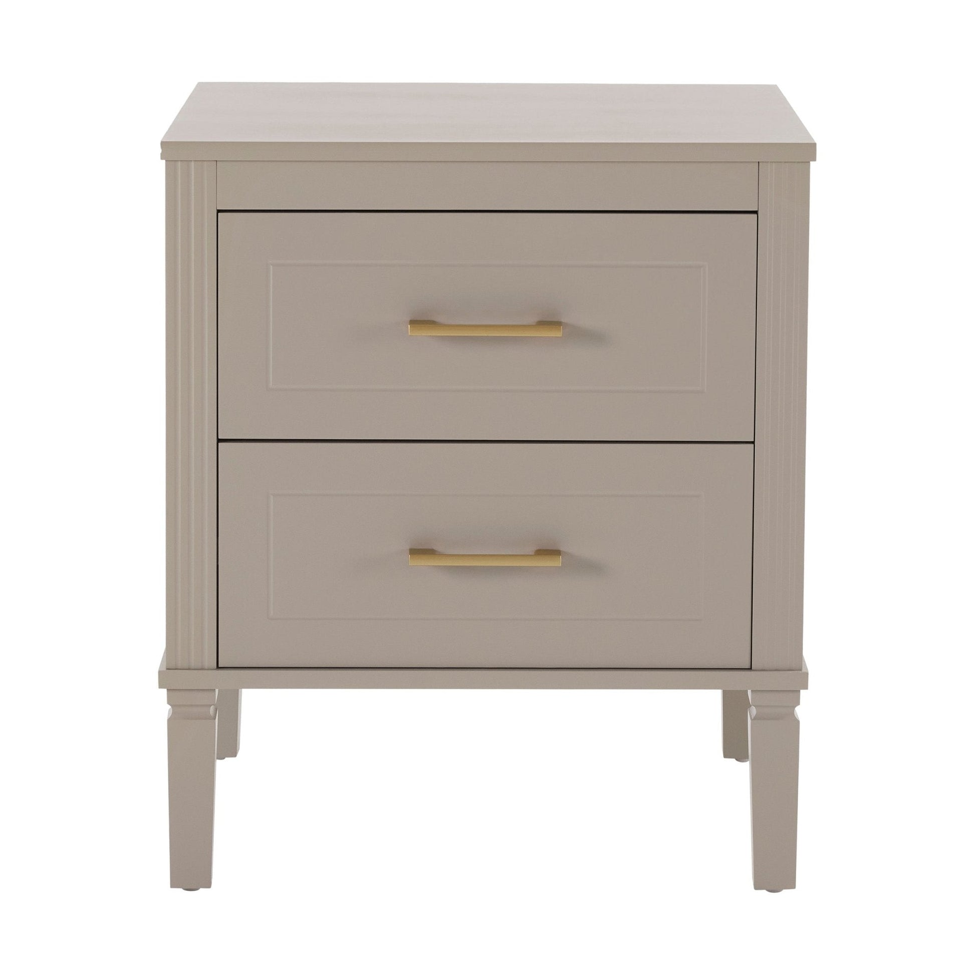 Sienna Bedside Table - Taupe - DUSK