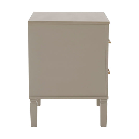 Sienna Bedside Table - Taupe - DUSK