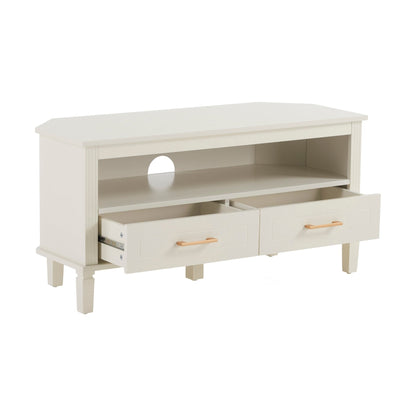 Sienna Corner TV Unit - Natural - DUSK