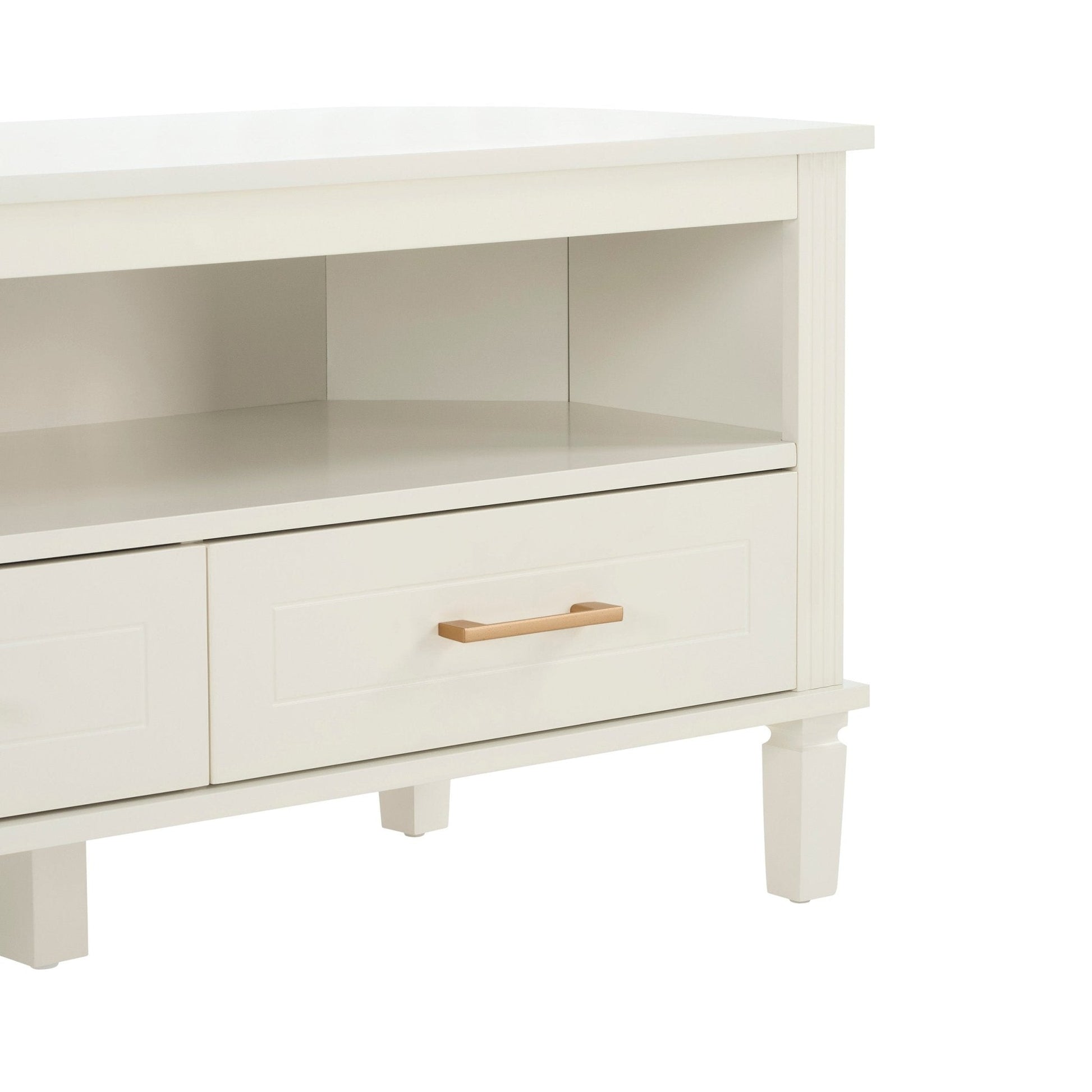 Sienna Corner TV Unit - Natural - DUSK