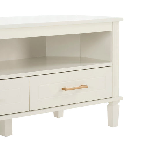 Sienna Corner TV Unit - Natural - DUSK