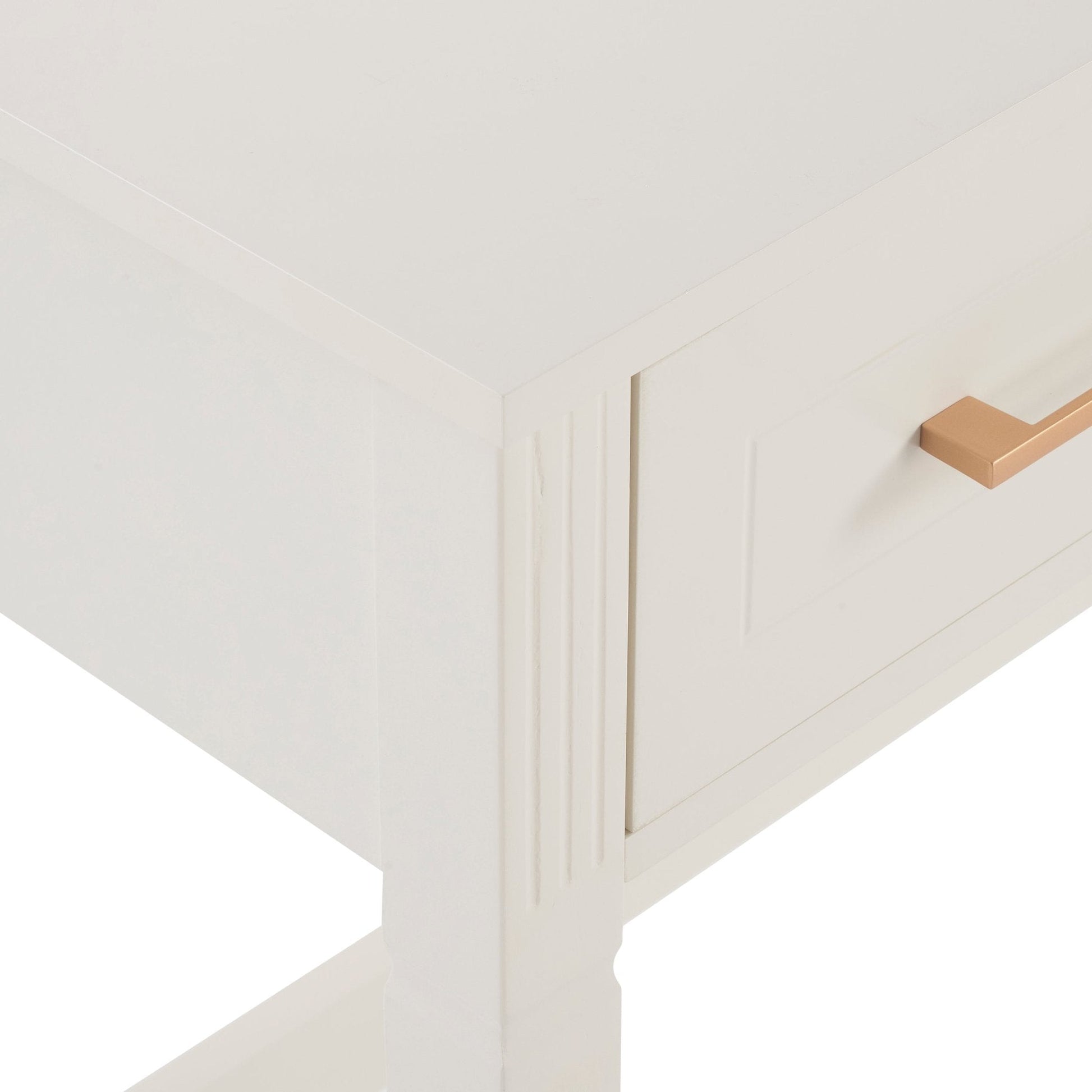 Sienna Dressing Table Console - Cream - DUSK