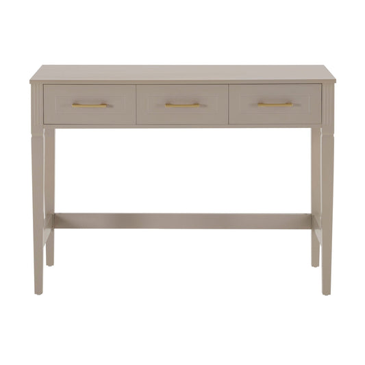 Sienna Dressing Table Console - Taupe - DUSK