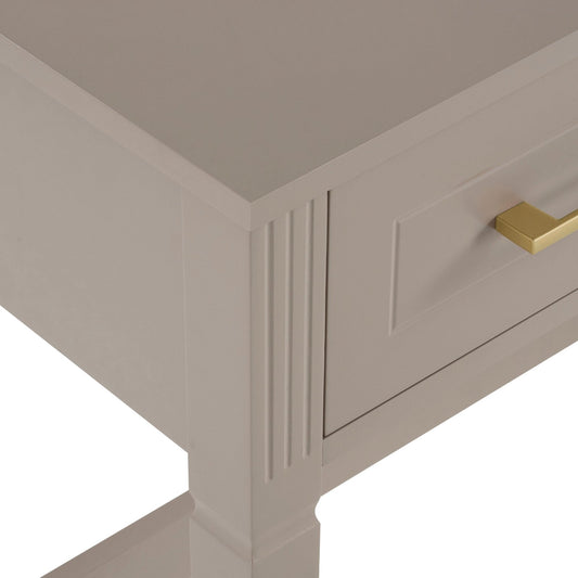 Sienna Dressing Table Console - Taupe - DUSK