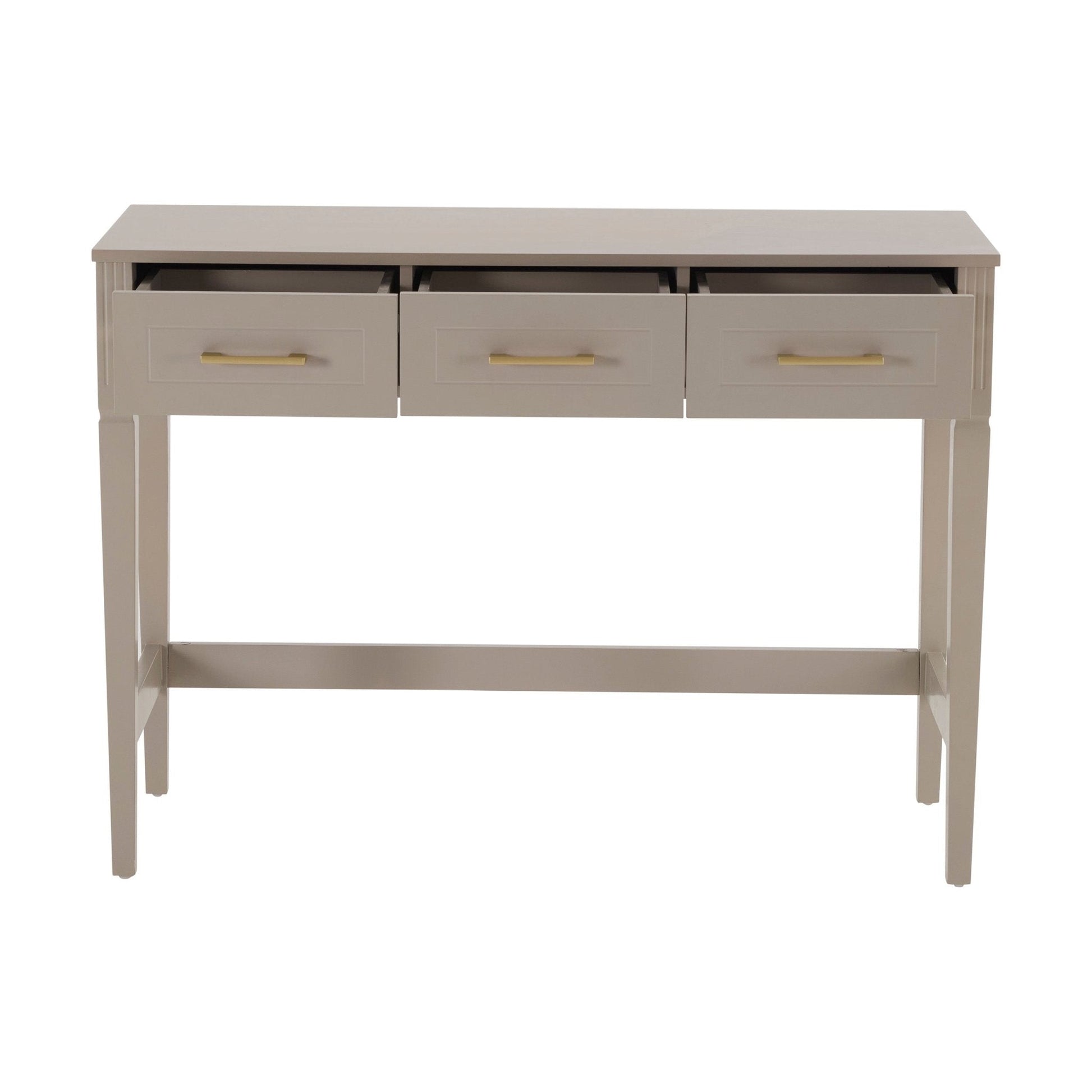 Sienna Dressing Table Console - Taupe - DUSK