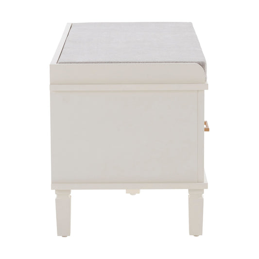 Sienna Storage Cupboard with Seat - Natural - DUSK