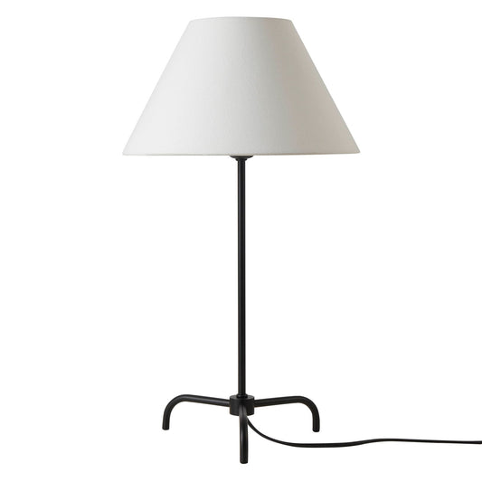 Sisu Traditional Table Lamp - Black/White - DUSK