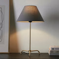 Sisu Traditional Table Lamp - Brass/Grey - DUSK