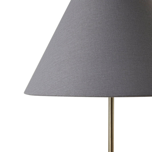 Sisu Traditional Table Lamp - Brass/Grey - DUSK