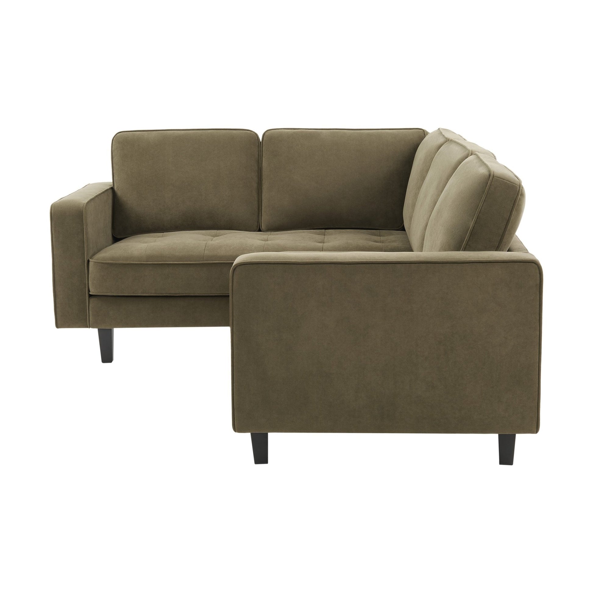 Sloane Left Corner Sofa - Olive - DUSK