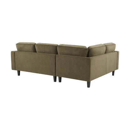 Sloane Left Corner Sofa - Olive - DUSK